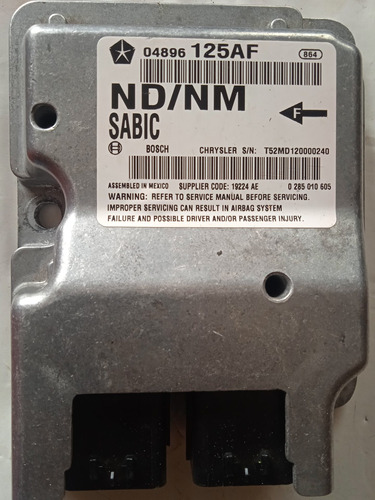 Módulo De Airbag Dodge Dakota 2008-2009 Original