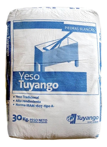 Yeso Tuyango Tradicional X30kg - Envios Hurlingham