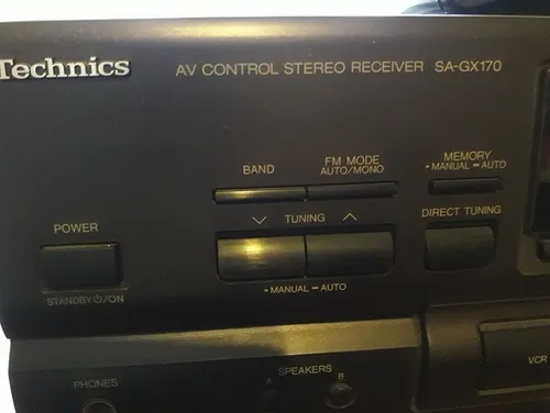 Technis Sintoamplificad Sa-gx170 + Casetera 110w +cd Pionner (Usado)