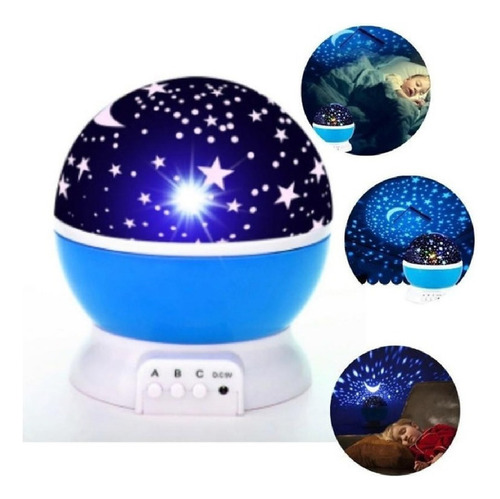 Luminária Projetor Estrelas 360° Galaxy Abajur Teto Star