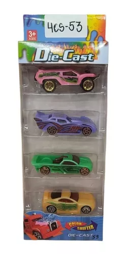 Carrinho Hot Wheels Muda De Cor Bedlam Colour Shifters