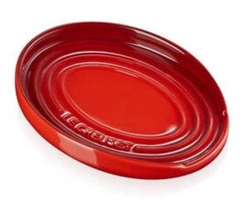 Descanso Para Colher Oval Cerâmica Le Creuset Vermelho