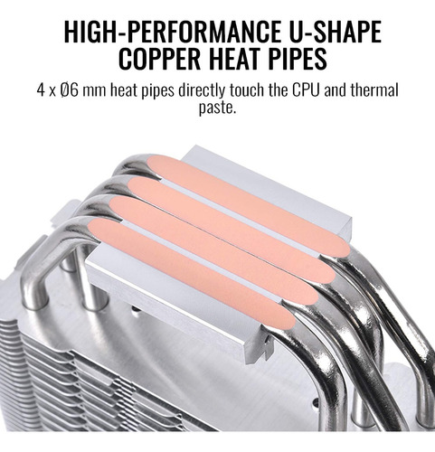 Cooler Cpu Thermaltake Toughair 310 170w Tdp 120mm Am5 1700
