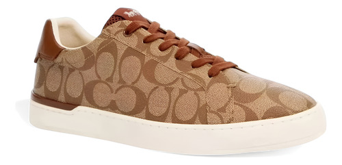 Tenis Coach Monograma Cafe Moda Hombre - Original Y Nuevo