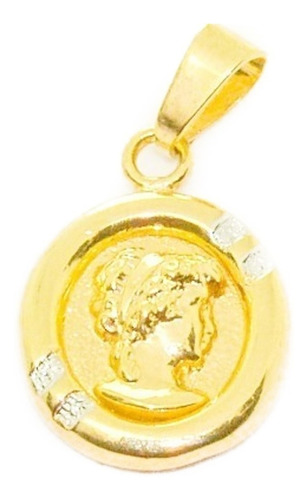 Dije Oro Laminado 18k De Mujer Camafeo Calidad Rommanel