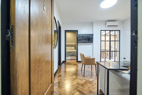Departamento 2 Ambientes Reciclado Impecable Luminoso Apto Profesional En Recoleta