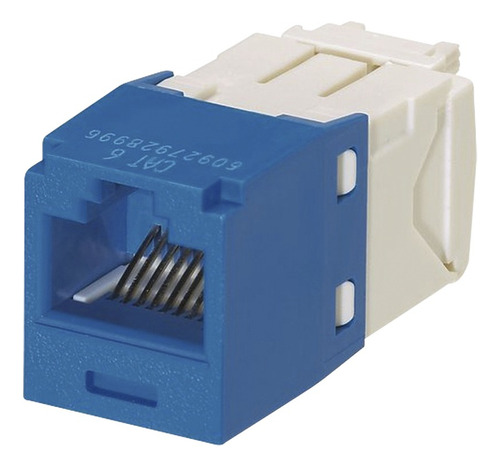 Conector Jack Rj45 Estilo Tg, Mini-com Cat 6, Azul 10piezas