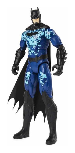 Imagen 4 de 4 de Muñeco Batman Dc Traje Azul 30 Cm Spin Master Original