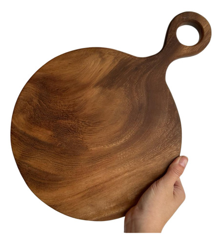 Tabla De Madera De Parota Para Quesos, Botanas Y Asados 