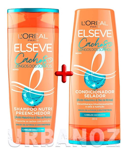  Kit Shampoo + Condicionador Cachos Longos Dos Sonhos Elseve