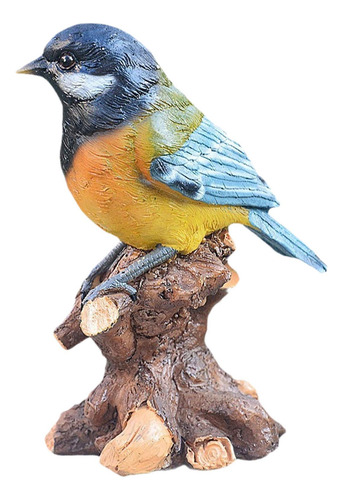 Figuras De Pájaros Escultura De Jardín Mini En La Rama