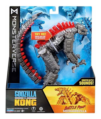 Godzilla Versus Kong Mechagodzilla Con Sonidos 18 Cm