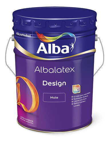 Albalatex Design Pintura Latex Interior Blanco Mate 20 Lts