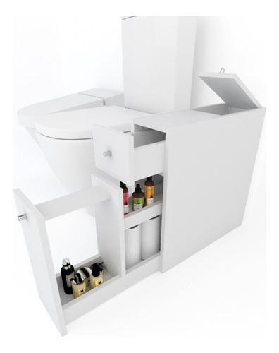 Imagen 2 de 9 de Mueble Para Baño Organizador Moderno La Font Linea Nueva