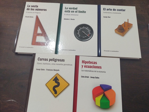 Lote X 4 Libros Colección El Mundo Es Matemático. Rba Olivos
