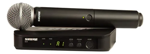 comprar Microfone Shure Sem Fio Blx24bru002Fsm58 J10
