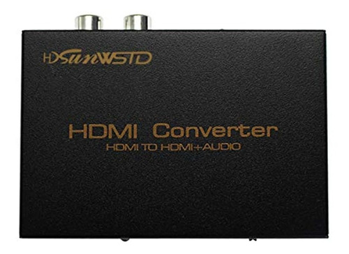 1080p Hdmi Extractor De Audio Hdmi A Hdmi Optico Toslink Sp