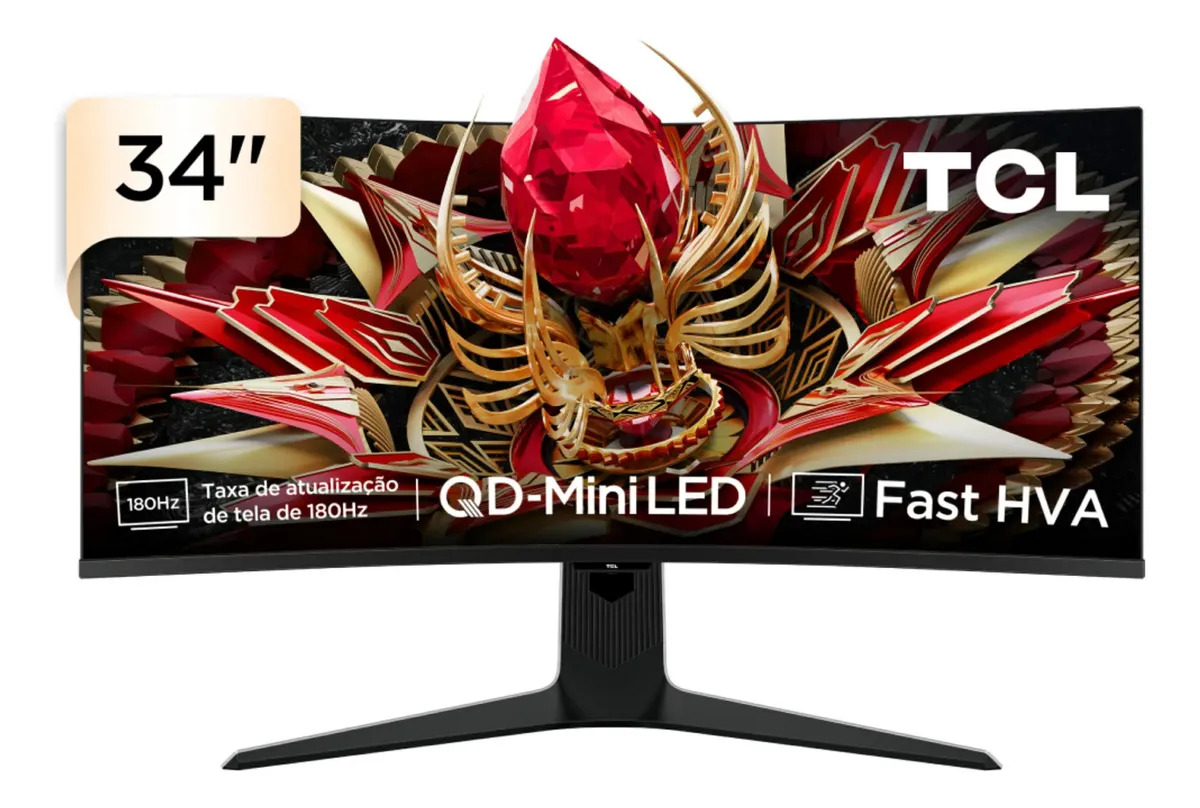 QLED 34" Mini LED 180Hz