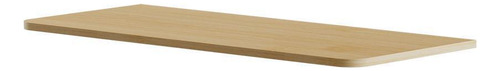 Tampo Reto Mesa Escritório Em Bambu 140 X 70cm Elements