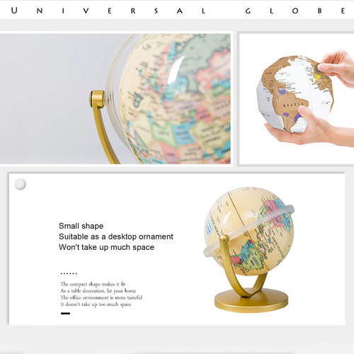As Mini Mapa World Globe, Edición En Inglés, Tierra