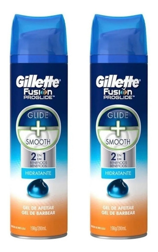 Gel Para Rasurar Gillette Fusion Proglide Sensitive 2 Pzas