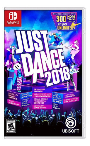 Just Dance 2018 Nintendo Switch Sellado
