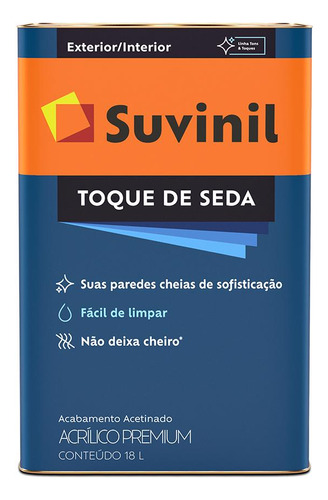 Tinta Suvinil Toque De Seda Acetinado Branco 18l