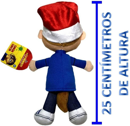 Imagem 4 de 5 de Boneco Pelúcia P Simon Natal - Alvin E Os Esquilos Original