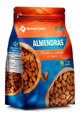 Almendra Natural C/cascara - Bolsa De 900g