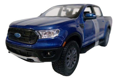 Camioneta A Escala 1.27 Ford Ranger Azul