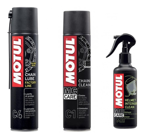 Limpiador Y Grasa Motul Motos Kit C4 C1 M2