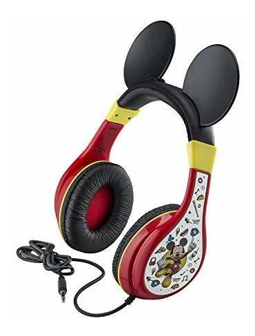 Mickey Mouse Audifono Para Niño Cable 0.138 In Ajustable