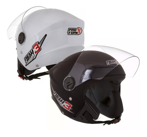 Capacete New Liberty Three Moto Aberto Pro Tork New Liberty 