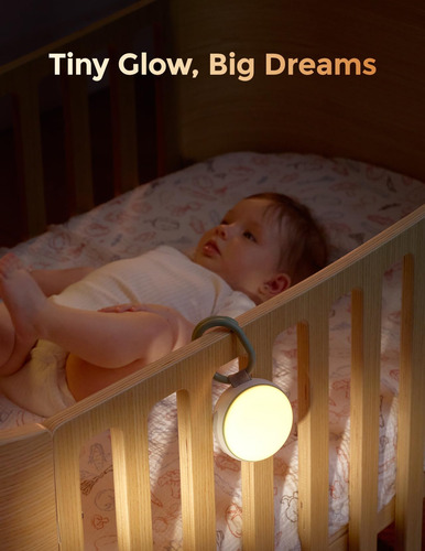 Máquina De Sonido Portátil Momcozy Con Luz Nocturna Para Beb