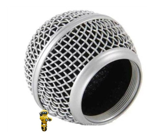 Imagem 2 de 4 de Globo Para Microfone Mxt 302 E Sm 58 S/fio Reposição Intelig
