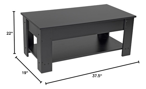 Elevon Mesa De Centro Elevable Con Compartimento Oculto Y