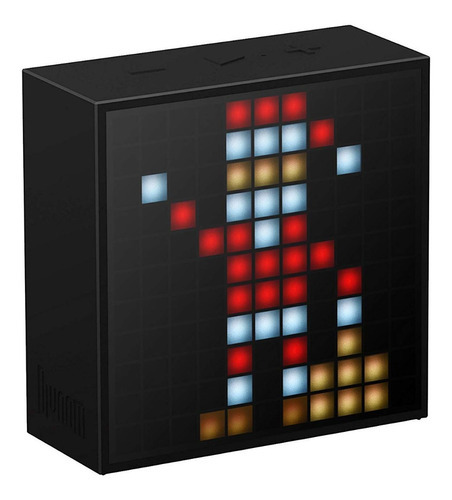 Parlante Bluetooth Portátil Divoom Timebox Para iPhone Android Color Negro