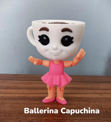 Pack 4 Figuras Tralalero Tralala +tung Sahur +bailarina