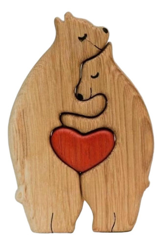 Rompecabezas De Arte Familiar De De Madera, Juguete 2