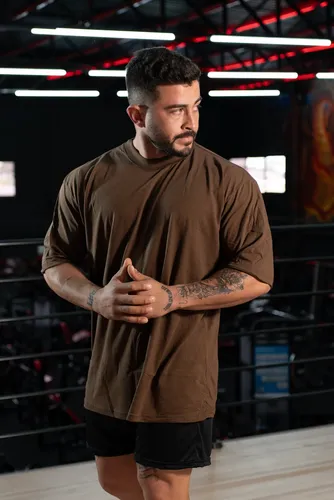 Kit 4 Camiseta Oversized Masculina Larga Lisa | MercadoLivre