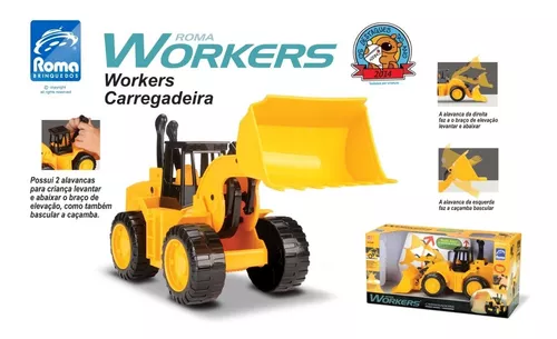 Trator Carregadeira Still Roma Workers-Bella Biju Arapongas : Brinquedos,  Eletrônicos e Acessórios para Celular