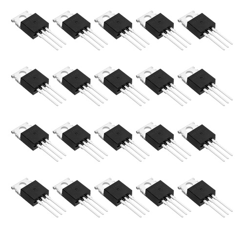 Bridgold 20 Transistores Mosfet De Canal N Irfz44n Irfz44, P