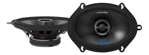 Parlantes 5x7 Pulgadas Alpine S-s 57 75w Rms Ideal Ranger Color Negro