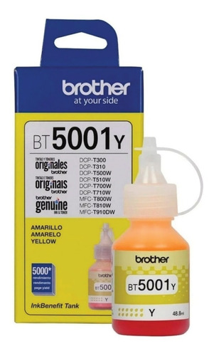 Tinta Brother Btd60 Negro + Bt5001 Color T310 T510 T710