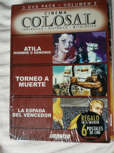 Cine Colosal - 6 Discos - Pack 1 + 2 -dvd