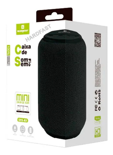 Caixa Som Bluetooth Stereo Portátil Usb Universal Stereo Wow