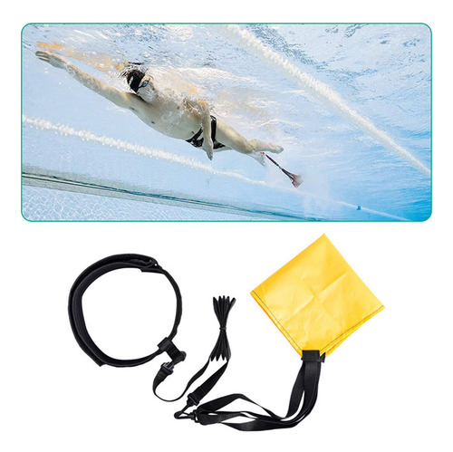 Cinturón De Resistencia A La Natación 40cm Amarillo