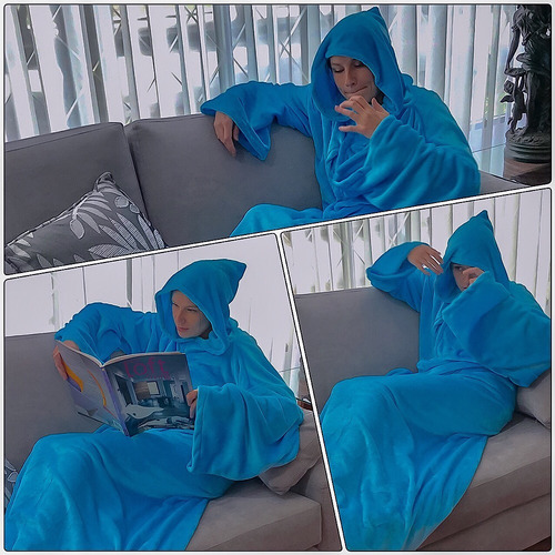 Pijamas Sacos Cobijas Con Mangas Mantas Con Mangas Ropa Monk