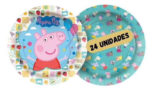 Prato Para Aniversario Da Peppa Pig