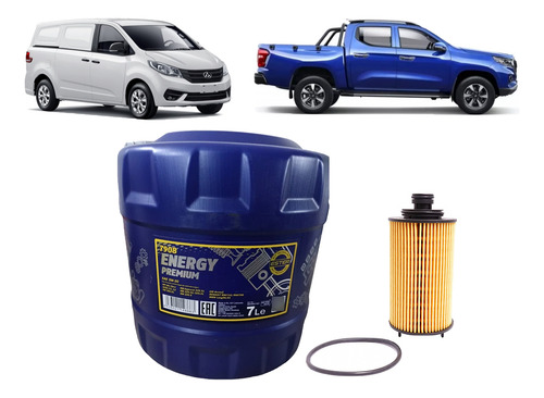 Kit Filtro Con Aceite Para Changan Hunter 1.9 Maxus G10 1.9